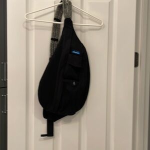 Kavu Rope Sling Pack - Black Canvas - Gently used